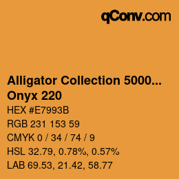 Farbcode: Alligator Collection 5000plus - Onyx 220 | qconv.com