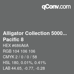 Farbcode: Alligator Collection 5000plus - Pacific 8 | qconv.com