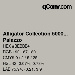 カラーコード: Alligator Collection 5000plus - Palazzo | qconv.com