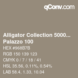 カラーコード: Alligator Collection 5000plus - Palazzo 100 | qconv.com