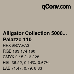 Farbcode: Alligator Collection 5000plus - Palazzo 110 | qconv.com