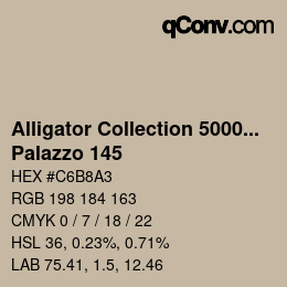 Farbcode: Alligator Collection 5000plus - Palazzo 145 | qconv.com