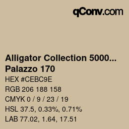 Farbcode: Alligator Collection 5000plus - Palazzo 170 | qconv.com