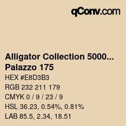 カラーコード: Alligator Collection 5000plus - Palazzo 175 | qconv.com