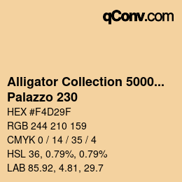 カラーコード: Alligator Collection 5000plus - Palazzo 230 | qconv.com