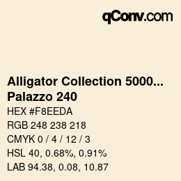 Código de color: Alligator Collection 5000plus - Palazzo 240 | qconv.com