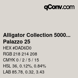 カラーコード: Alligator Collection 5000plus - Palazzo 25 | qconv.com
