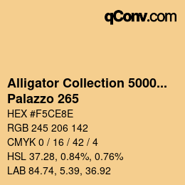 Farbcode: Alligator Collection 5000plus - Palazzo 265 | qconv.com