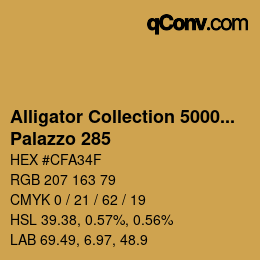 カラーコード: Alligator Collection 5000plus - Palazzo 285 | qconv.com