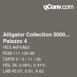 Farbcode: Alligator Collection 5000plus - Palazzo 4 | qconv.com
