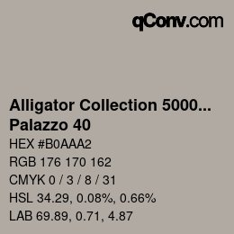 カラーコード: Alligator Collection 5000plus - Palazzo 40 | qconv.com