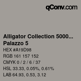 Farbcode: Alligator Collection 5000plus - Palazzo 5 | qconv.com