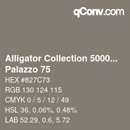 Color code: Alligator Collection 5000plus - Palazzo 75 | qconv.com