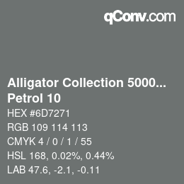 カラーコード: Alligator Collection 5000plus - Petrol 10 | qconv.com