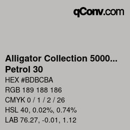 カラーコード: Alligator Collection 5000plus - Petrol 30 | qconv.com
