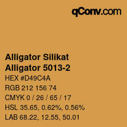 カラーコード: Alligator Silikat - Alligator 5013-2 | qconv.com