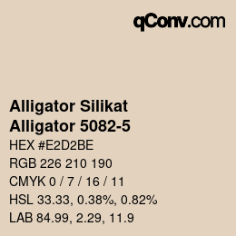 Código de color: Alligator Silikat - Alligator 5082-5 | qconv.com