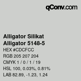 Color code: Alligator Silikat - Alligator 5148-5 | qconv.com