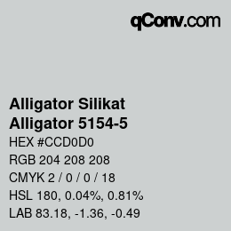 カラーコード: Alligator Silikat - Alligator 5154-5 | qconv.com