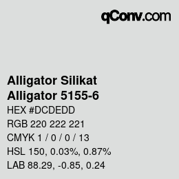 カラーコード: Alligator Silikat - Alligator 5155-6 | qconv.com