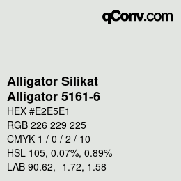 Color code: Alligator Silikat - Alligator 5161-6 | qconv.com