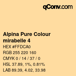 カラーコード: Alpina Pure Colour - mirabelle 4 | qconv.com