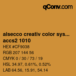 Código de color: alsecco creativ color system 2.0 (accs 2.0) - accs2 1010 | qconv.com
