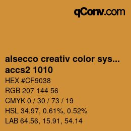 カラーコード: alsecco creativ color system 2.0 (accs 2.0) - accs2 1010 | qconv.com