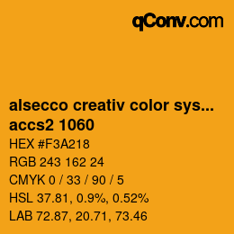 Código de color: alsecco creativ color system 2.0 (accs 2.0) - accs2 1060 | qconv.com