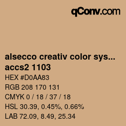 カラーコード: alsecco creativ color system 2.0 (accs 2.0) - accs2 1103 | qconv.com