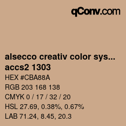 カラーコード: alsecco creativ color system 2.0 (accs 2.0) - accs2 1303 | qconv.com