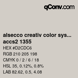 Farbcode: alsecco creativ color system 2.0 (accs 2.0) - accs2 1355 | qconv.com