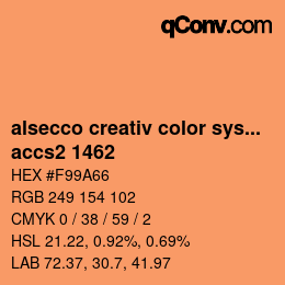Código de color: alsecco creativ color system 2.0 (accs 2.0) - accs2 1462 | qconv.com