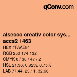 Color code: alsecco creativ color system 2.0 (accs 2.0) - accs2 1463 | qconv.com