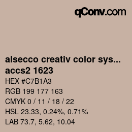 Color code: alsecco creativ color system 2.0 (accs 2.0) - accs2 1623 | qconv.com