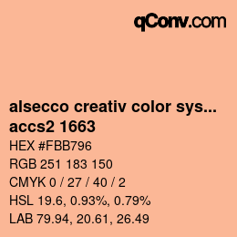 Color code: alsecco creativ color system 2.0 (accs 2.0) - accs2 1663 | qconv.com