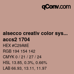 Color code: alsecco creativ color system 2.0 (accs 2.0) - accs2 1704 | qconv.com