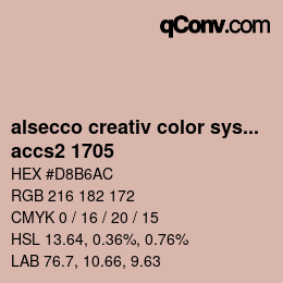 Color code: alsecco creativ color system 2.0 (accs 2.0) - accs2 1705 | qconv.com
