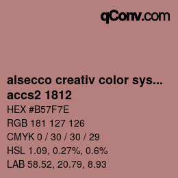 Color code: alsecco creativ color system 2.0 (accs 2.0) - accs2 1812 | qconv.com