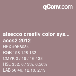 Color code: alsecco creativ color system 2.0 (accs 2.0) - accs2 2012 | qconv.com