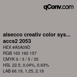 Color code: alsecco creativ color system 2.0 (accs 2.0) - accs2 2053 | qconv.com