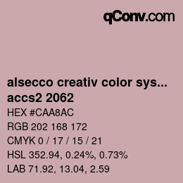 カラーコード: alsecco creativ color system 2.0 (accs 2.0) - accs2 2062 | qconv.com