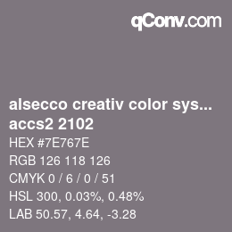 Color code: alsecco creativ color system 2.0 (accs 2.0) - accs2 2102 | qconv.com