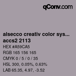 Color code: alsecco creativ color system 2.0 (accs 2.0) - accs2 2113 | qconv.com