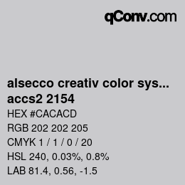 Color code: alsecco creativ color system 2.0 (accs 2.0) - accs2 2154 | qconv.com