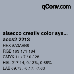 Color code: alsecco creativ color system 2.0 (accs 2.0) - accs2 2213 | qconv.com