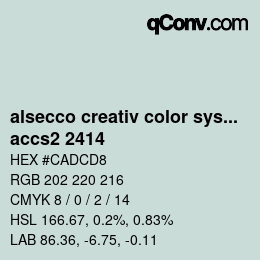 Color code: alsecco creativ color system 2.0 (accs 2.0) - accs2 2414 | qconv.com