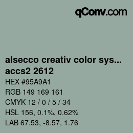 Color code: alsecco creativ color system 2.0 (accs 2.0) - accs2 2612 | qconv.com