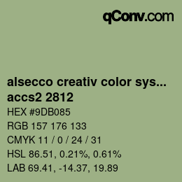 Color code: alsecco creativ color system 2.0 (accs 2.0) - accs2 2812 | qconv.com