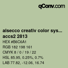 Color code: alsecco creativ color system 2.0 (accs 2.0) - accs2 2813 | qconv.com
